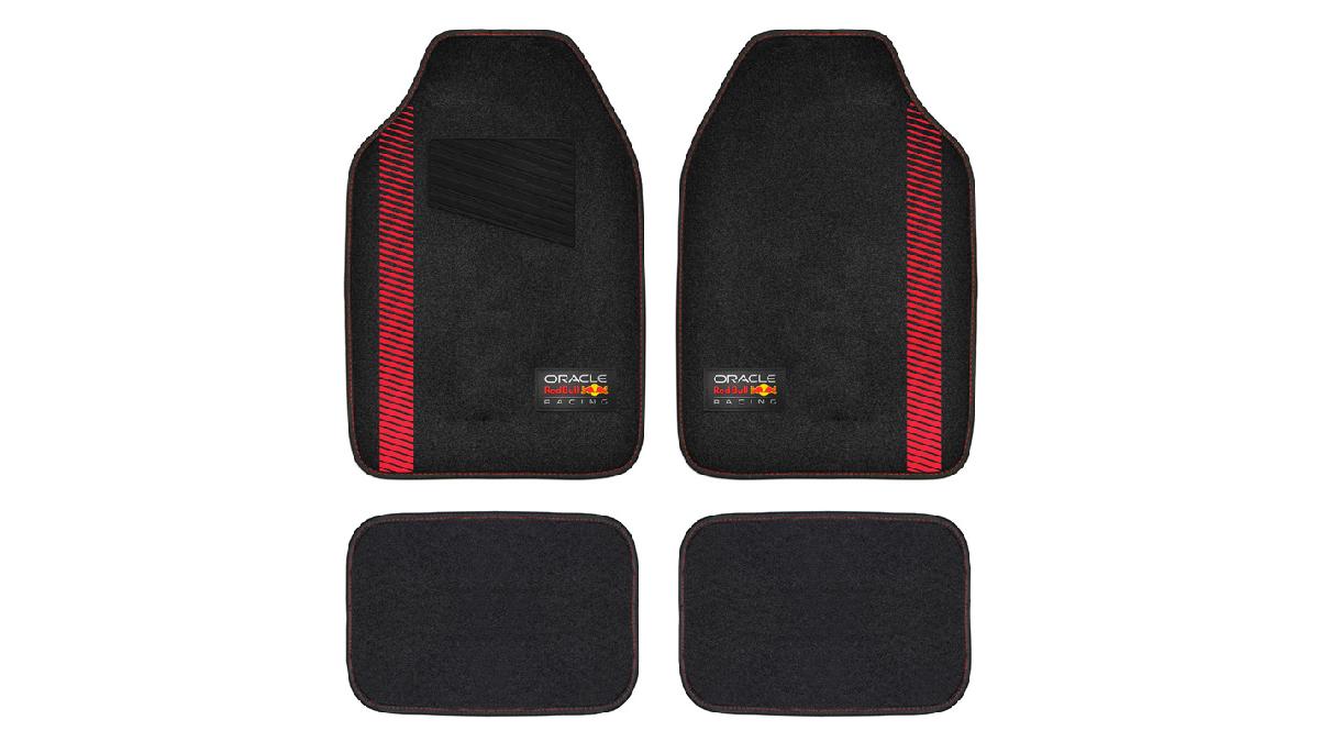 Red+Bull+Oracle+Jeu+de+tapis+de+voiture+universel+-+Set+de+4+pi%C3%A8ces+-+Noir%2FRouge